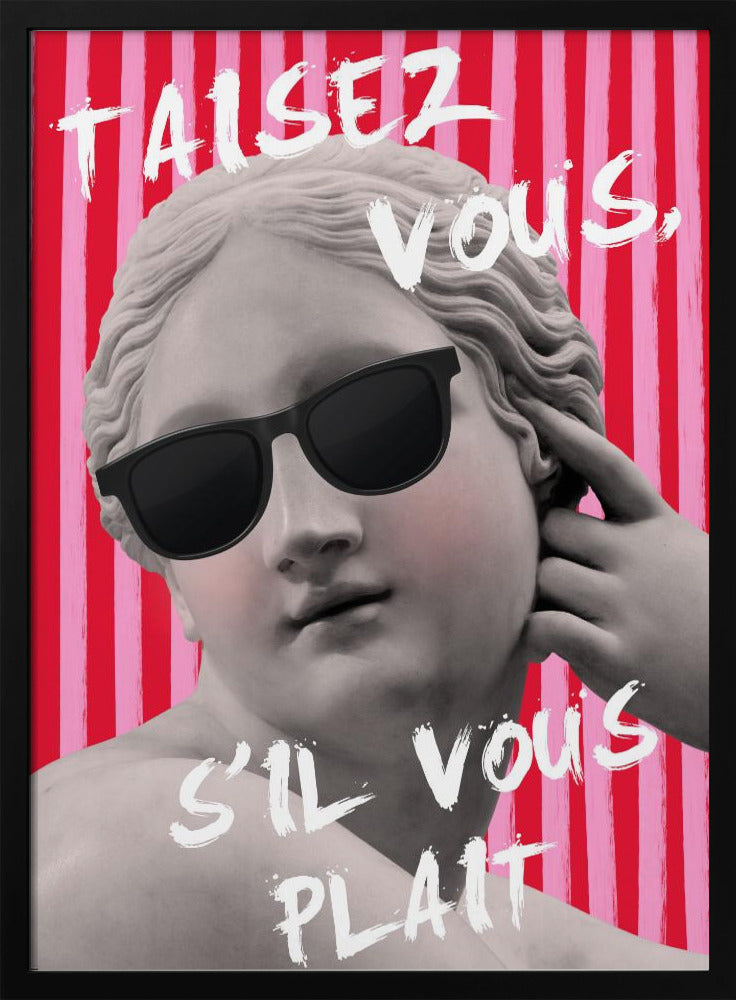 Rosa och rödrandig Venus | Poster
