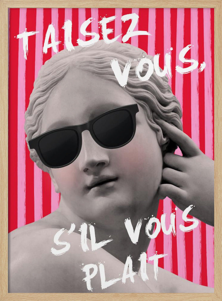 Rosa och rödrandig Venus | Poster