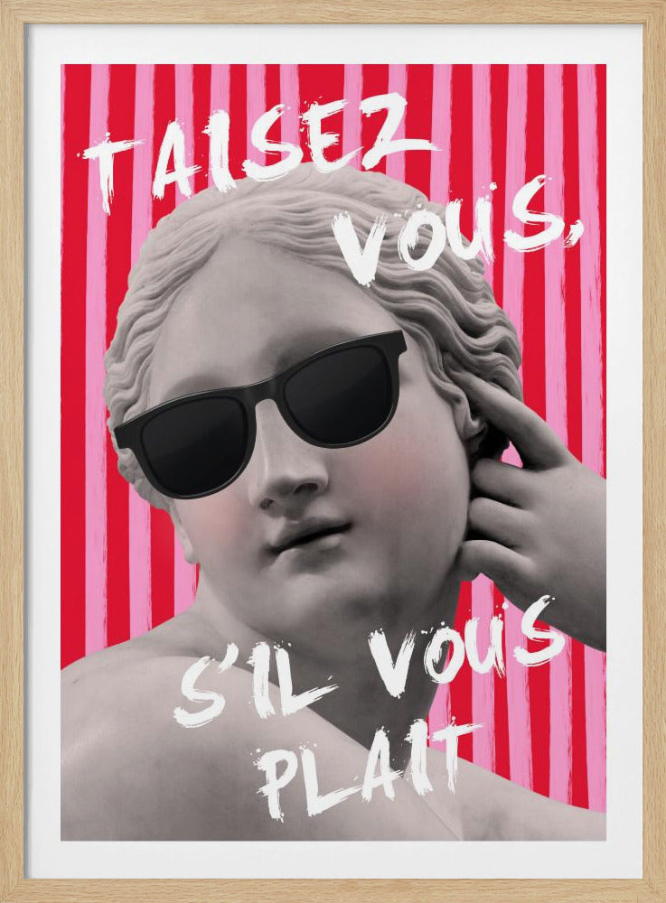 Rosa och rödrandig Venus | Poster