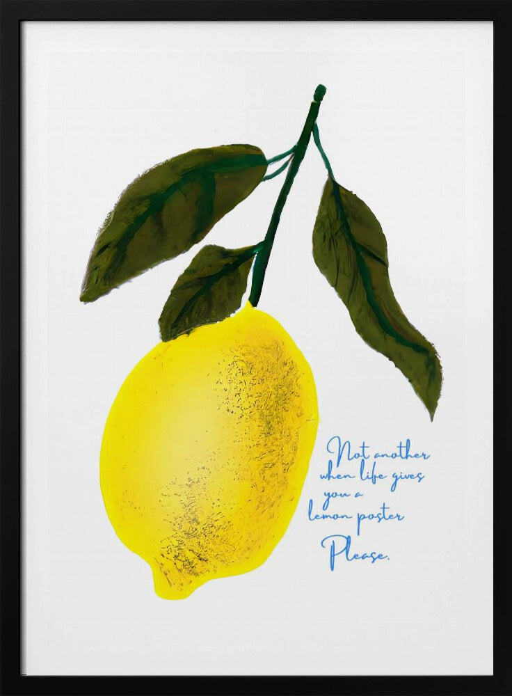 Citron Toppnoter | Poster
