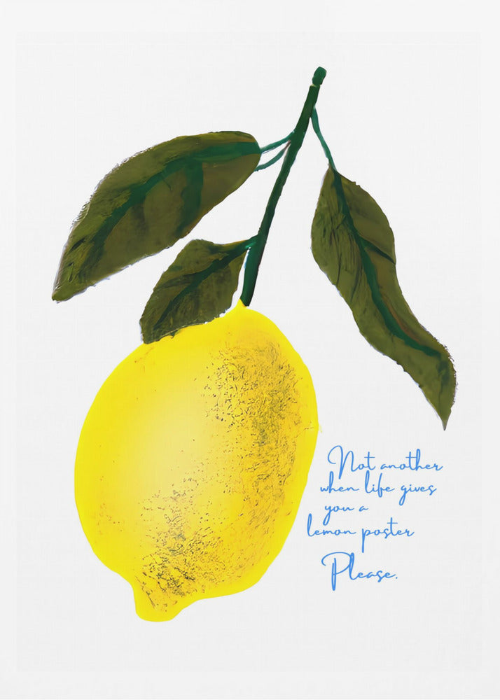 Citron Toppnoter | Poster