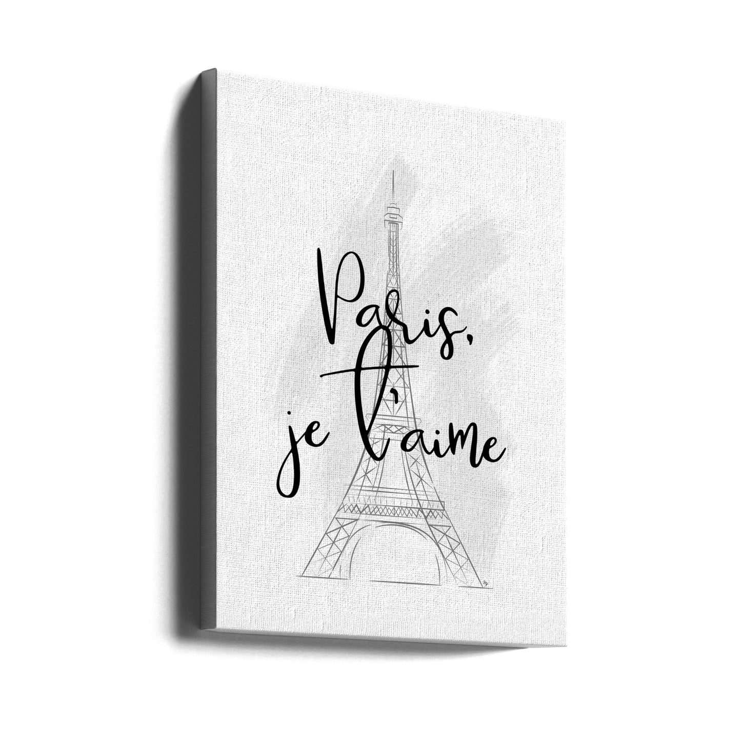 Kärlek i Paris-skiss | Canvastavla