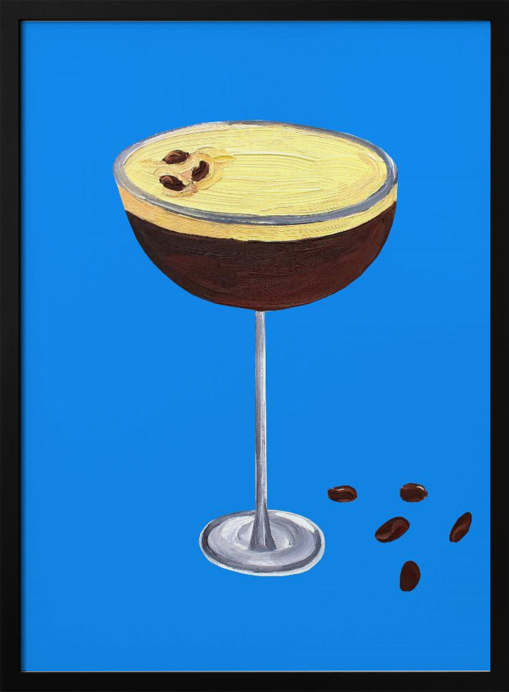 Espresso Martini Blå | Poster