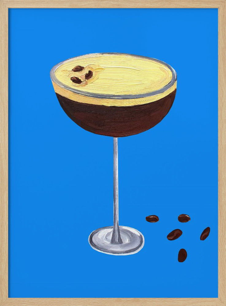 Espresso Martini Blå | Poster
