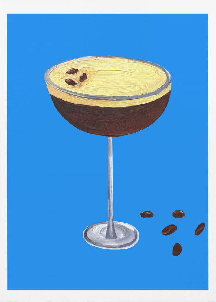 Espresso Martini Blå | Poster