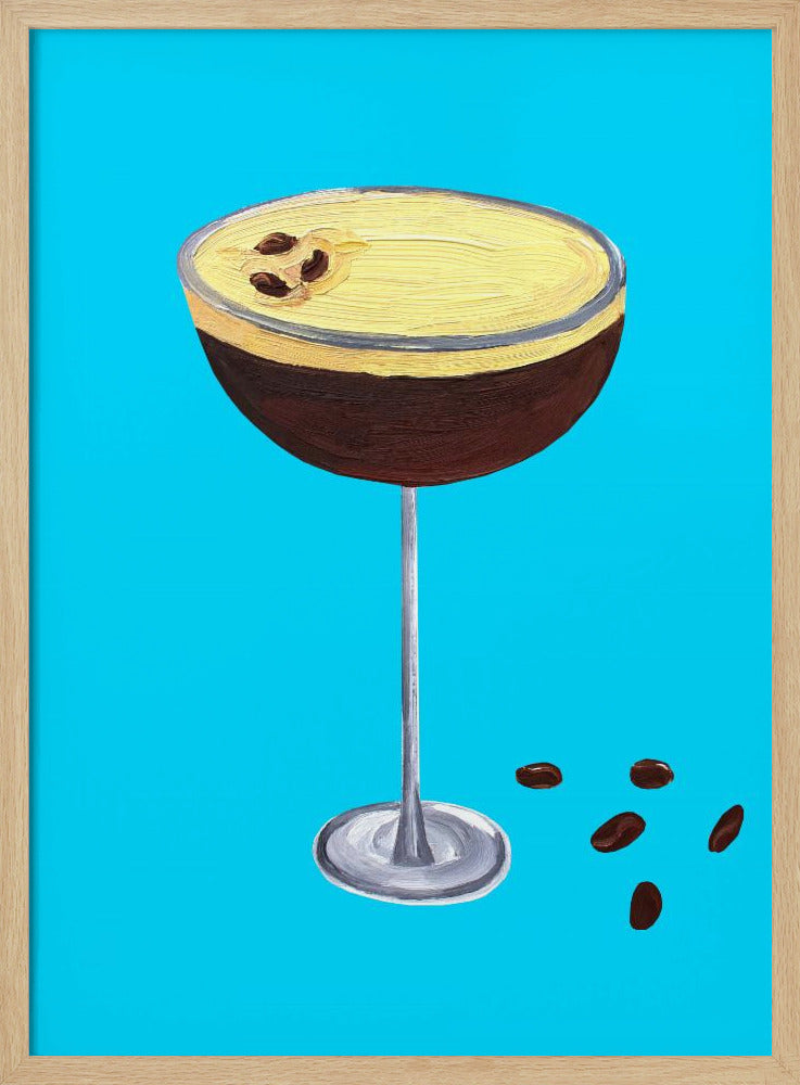 Espresso Martini Himmelsblå | Poster