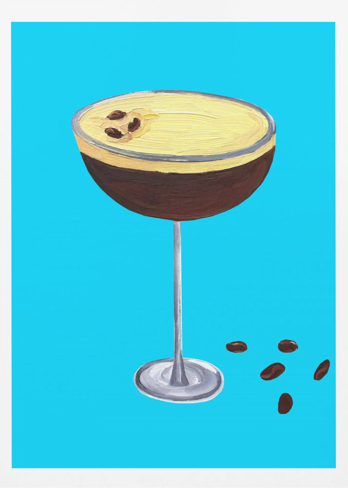 Espresso Martini Himmelsblå | Poster