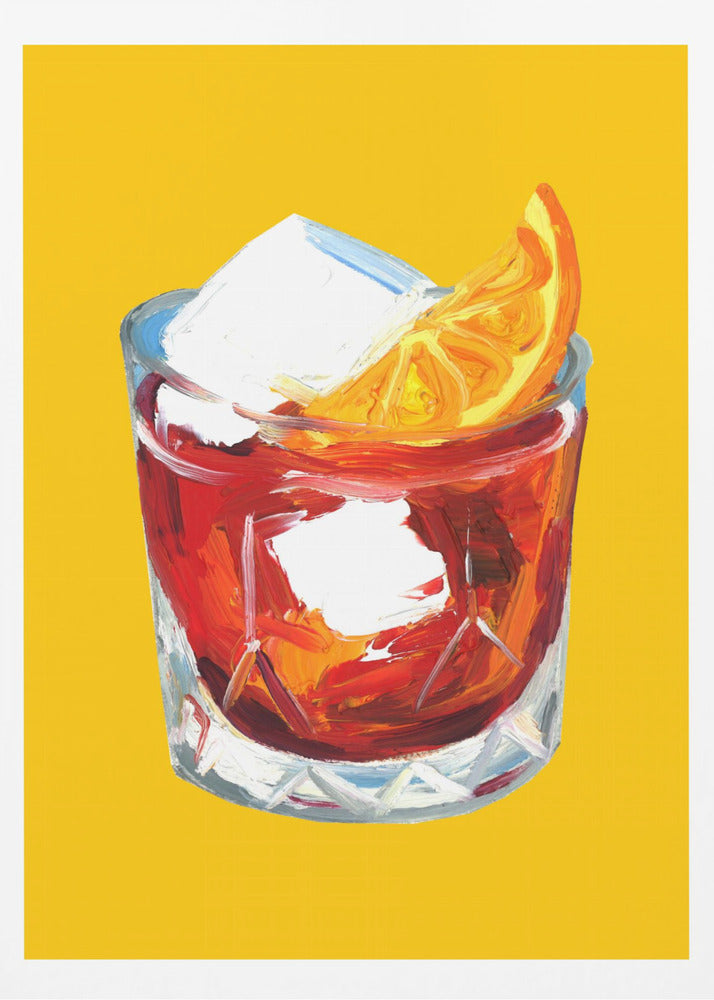 Negroni Sunshine Yellow | Poster