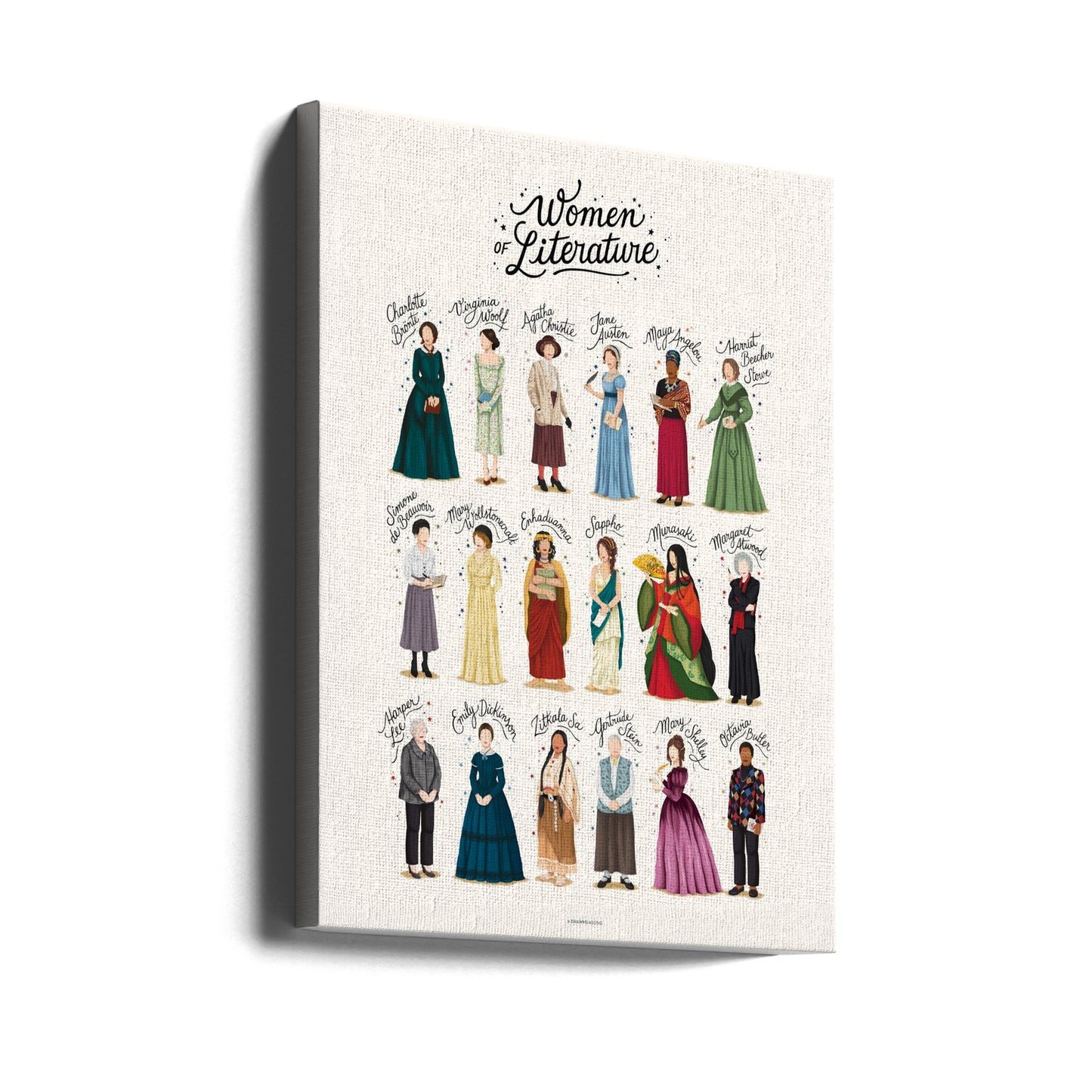 Femmes de littérature | Tableaux sur Toile