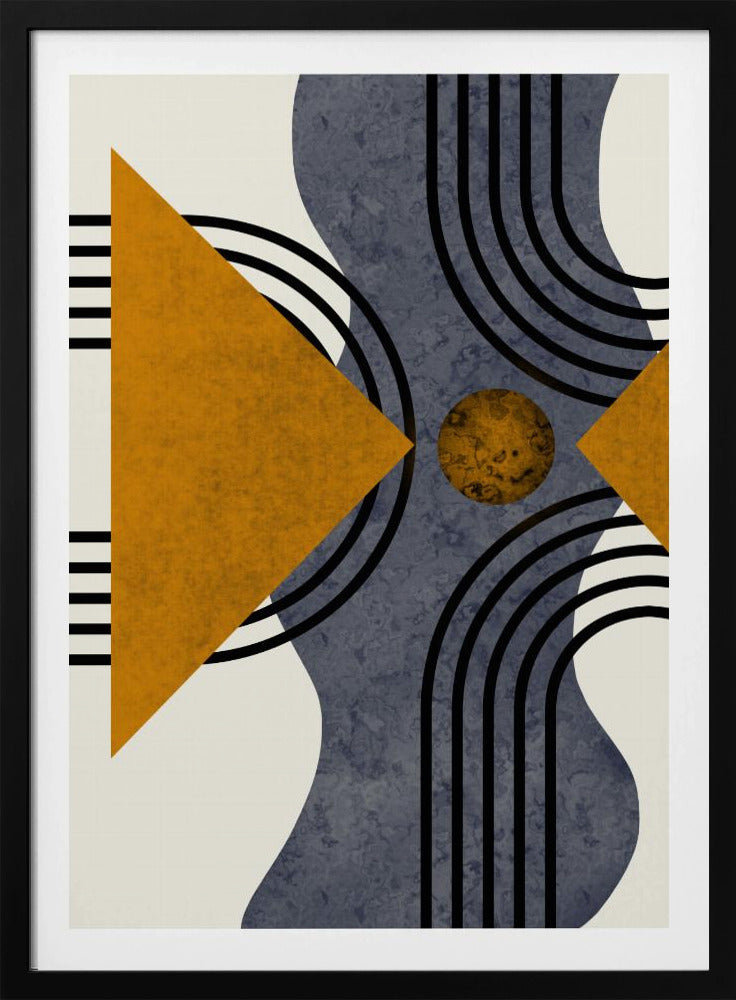 Texturerad komposition från mitten av århundradet 3 | Poster