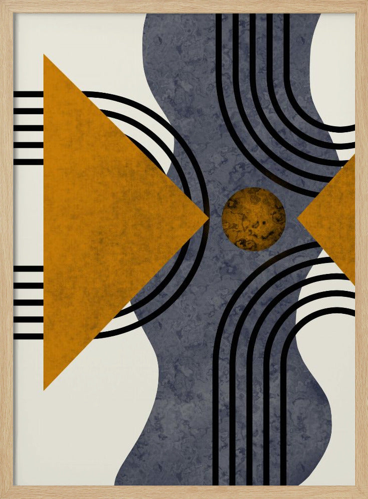Texturerad komposition från mitten av århundradet 3 | Poster