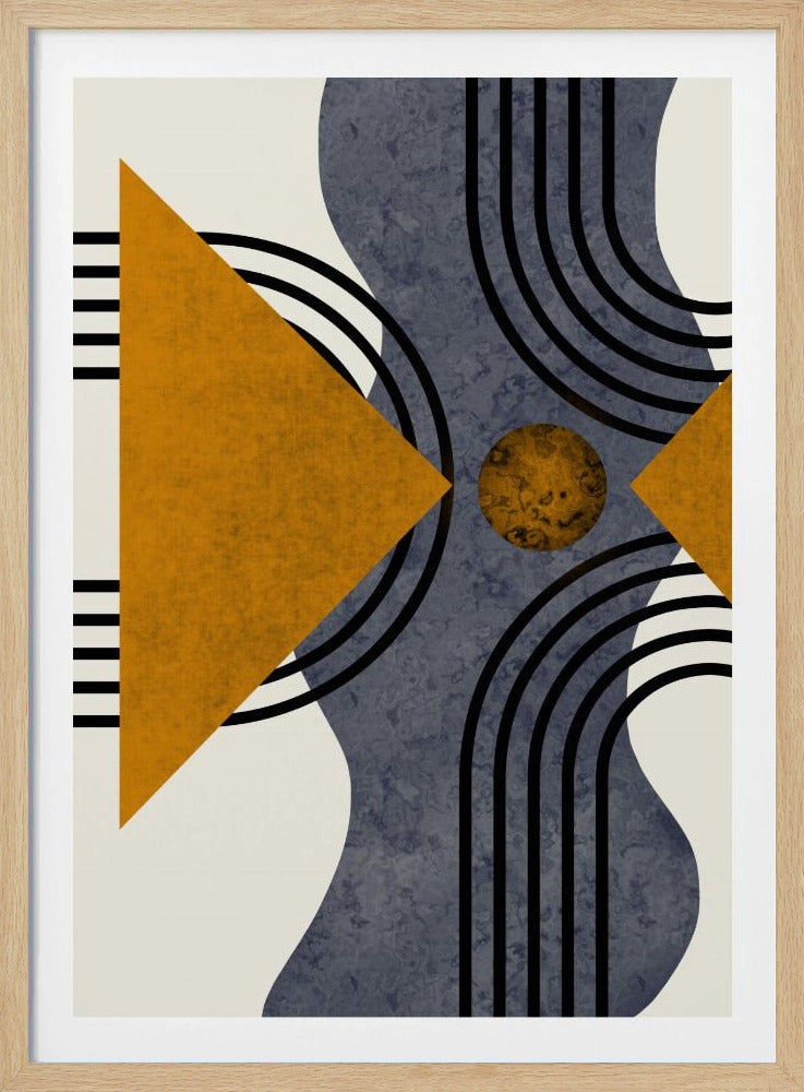 Texturerad komposition från mitten av århundradet 3 | Poster
