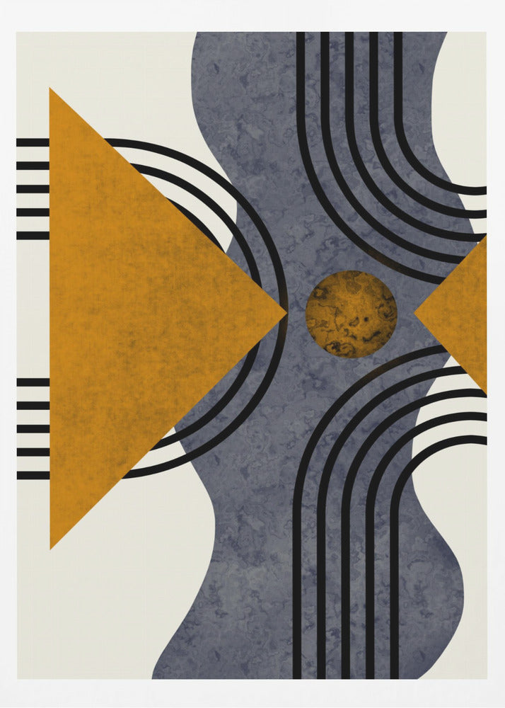 Texturerad komposition från mitten av århundradet 3 | Poster