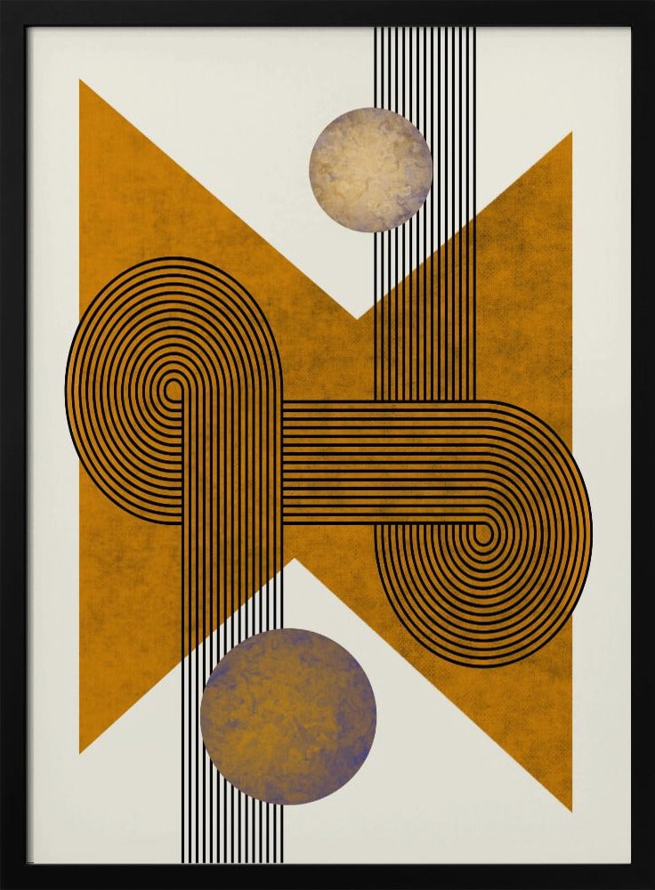 Texturerad komposition från mitten av århundradet 4 | Poster