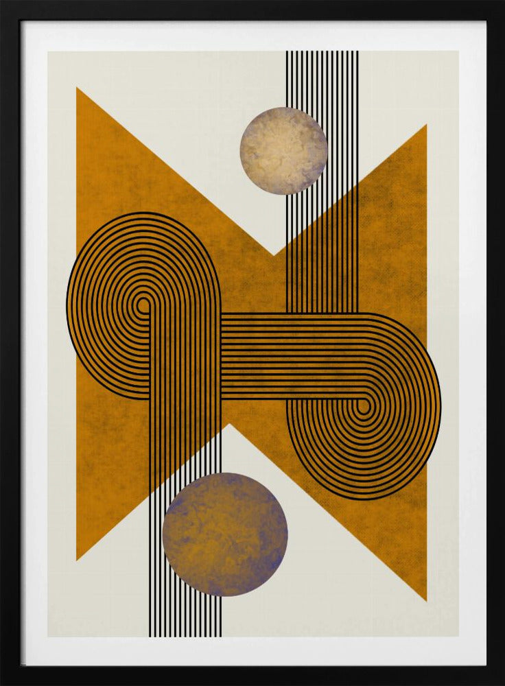 Texturerad komposition från mitten av århundradet 4 | Poster