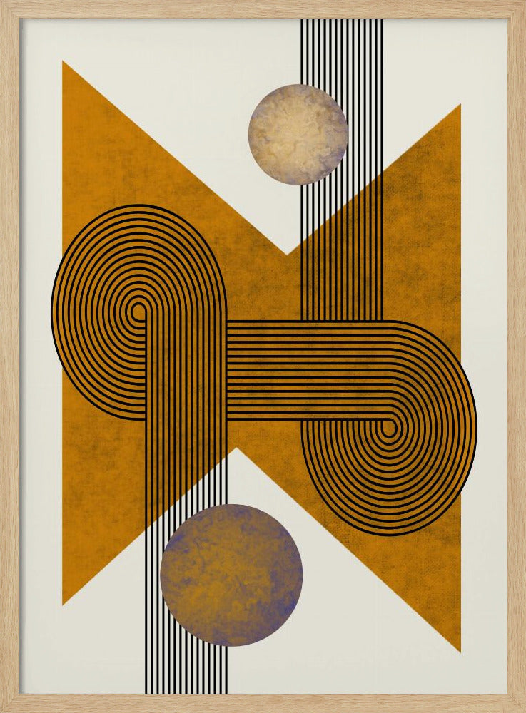 Texturerad komposition från mitten av århundradet 4 | Poster