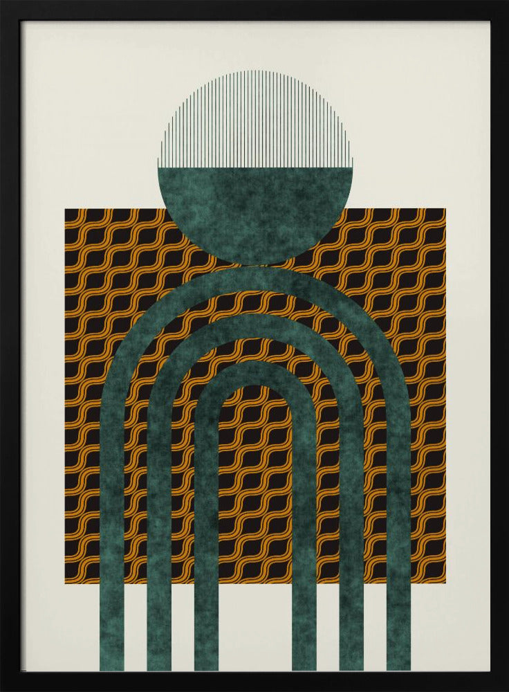 Texturerad komposition från mitten av århundradet 5 | Poster