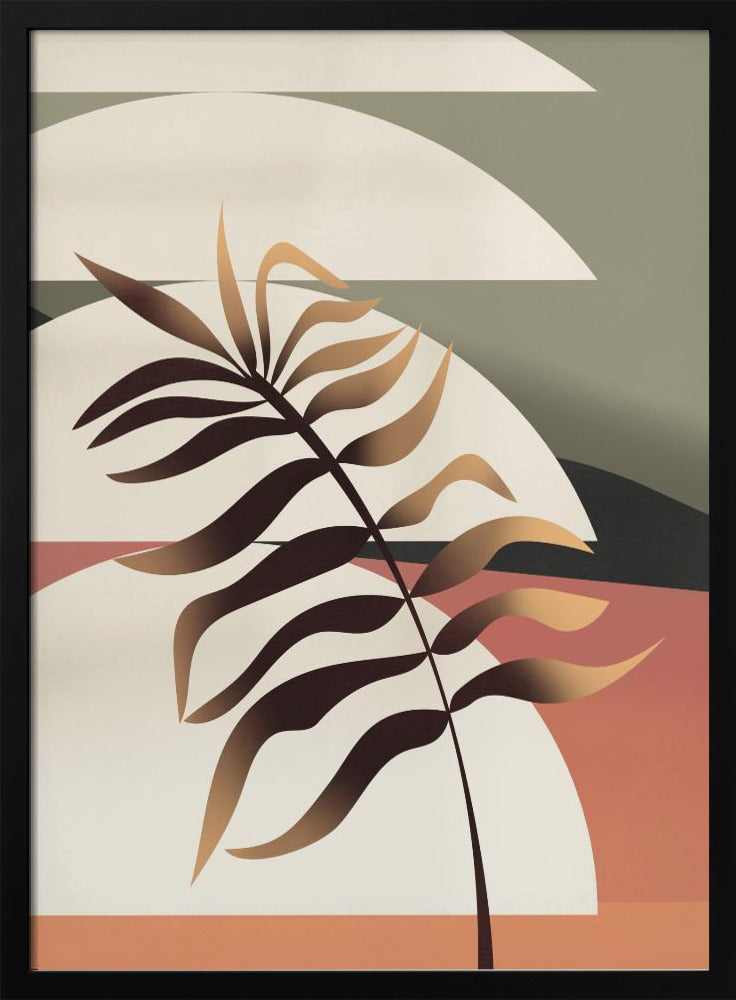 Glowing Palm Leaf | Poster