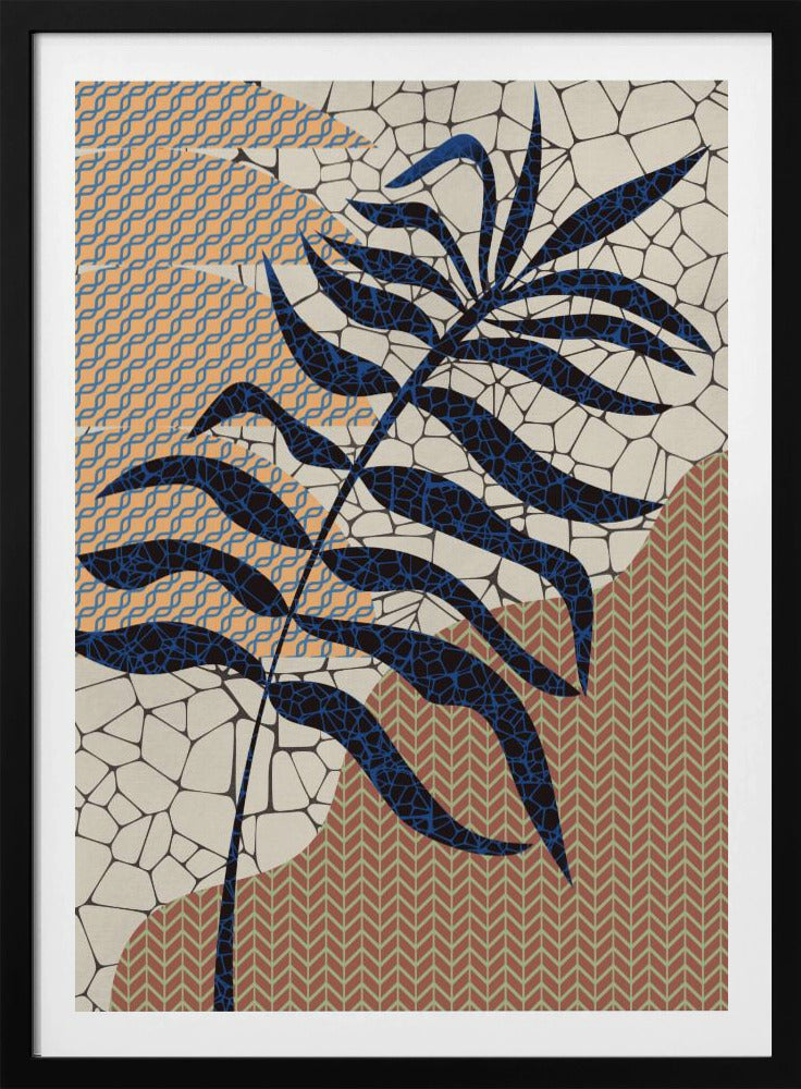 Palmbladmosaikdesign | Poster