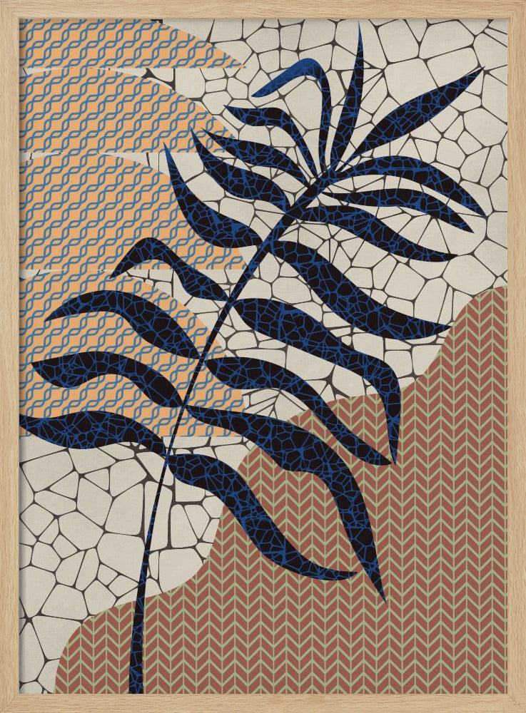 Palmbladmosaikdesign | Poster