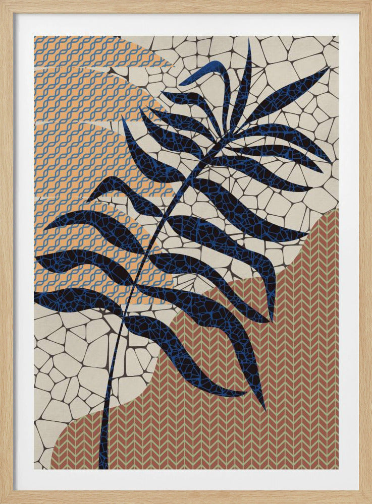 Palmbladmosaikdesign | Poster