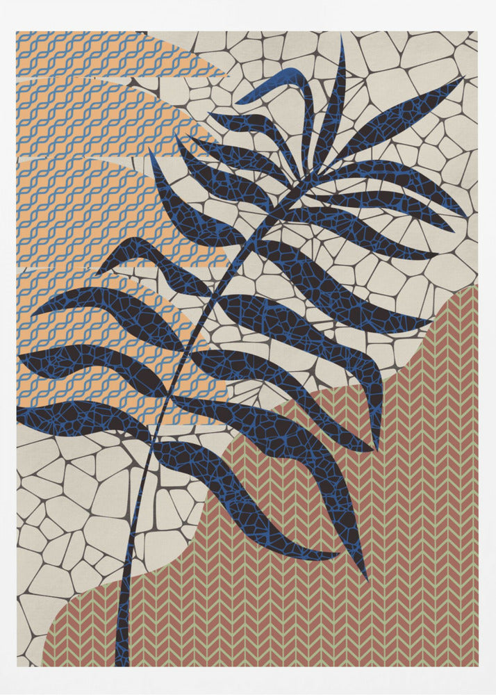 Palmbladmosaikdesign | Poster
