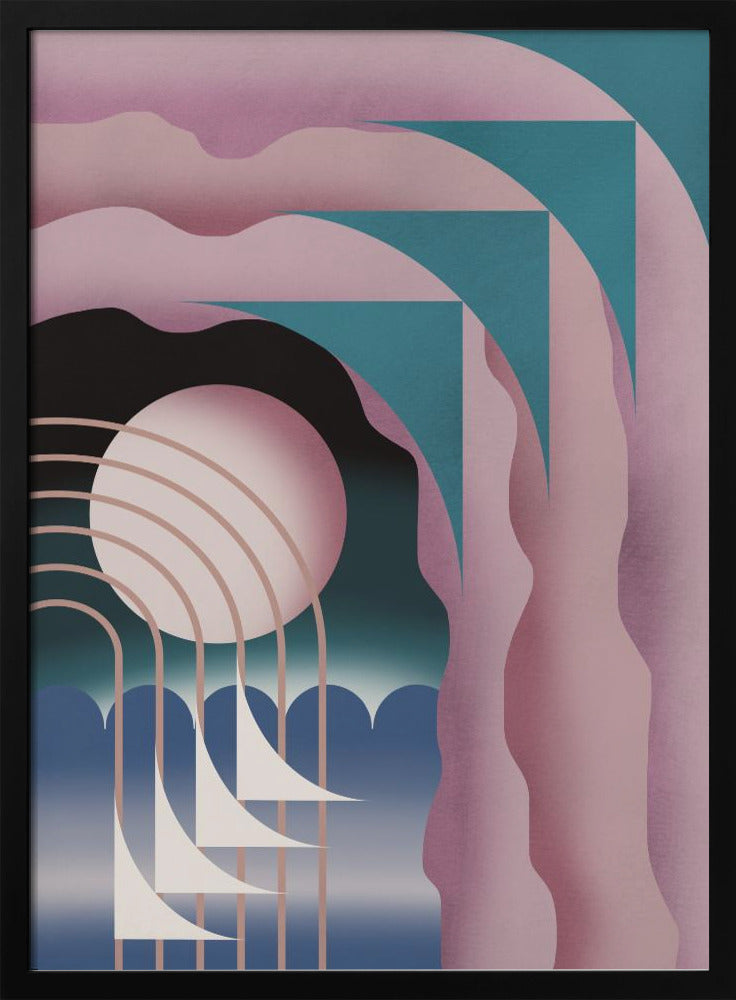 Pink Night Sky | Poster