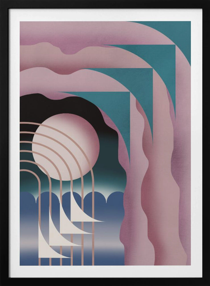 Pink Night Sky | Poster