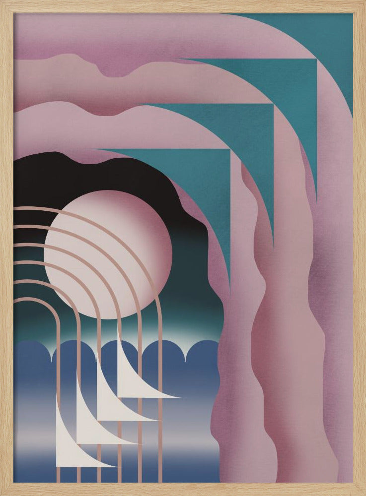 Pink Night Sky | Poster