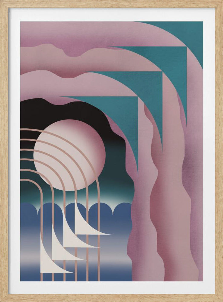 Pink Night Sky | Poster