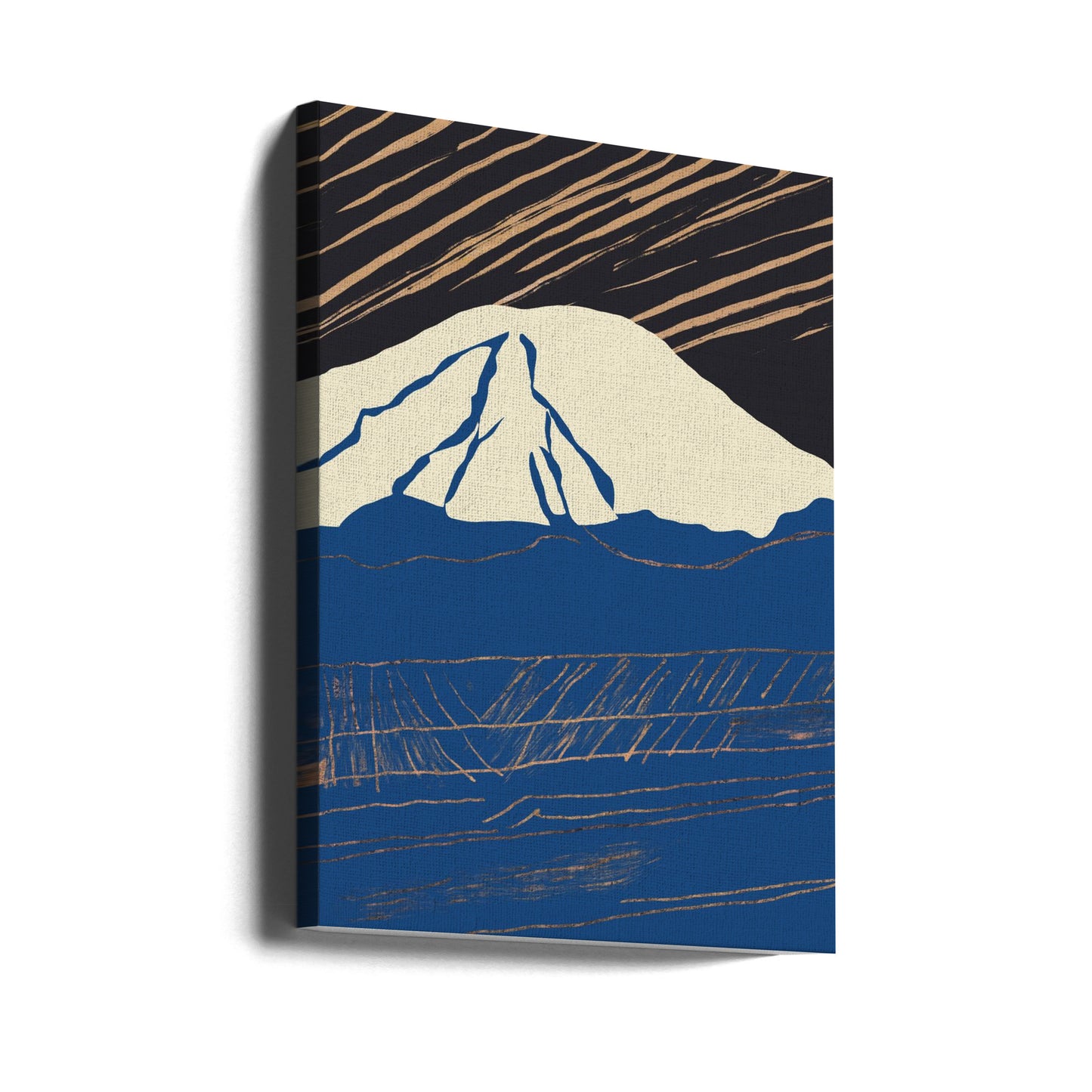 Snöigt bergsljus | Canvas