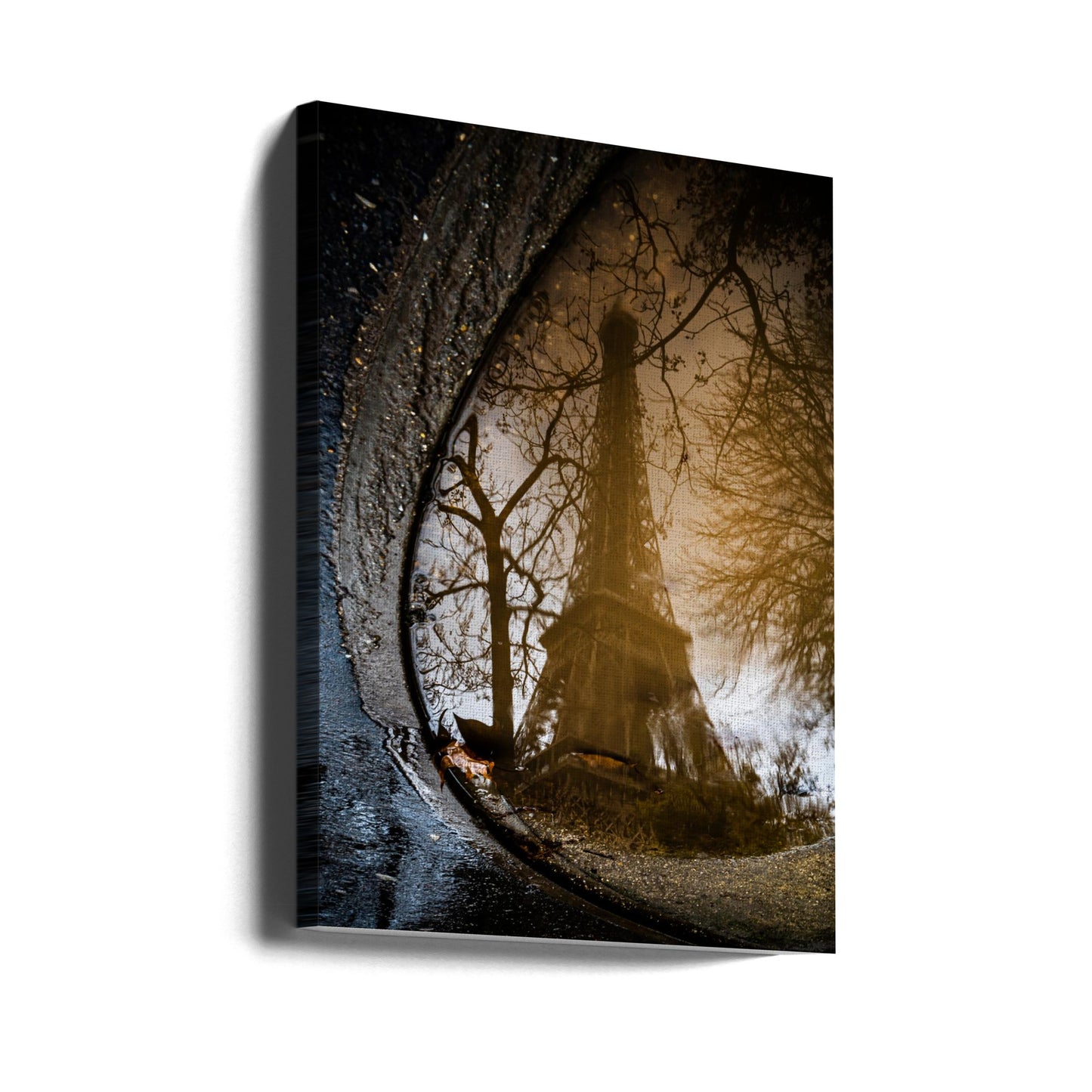 Eiffeltornets reflektion | Canvastavla