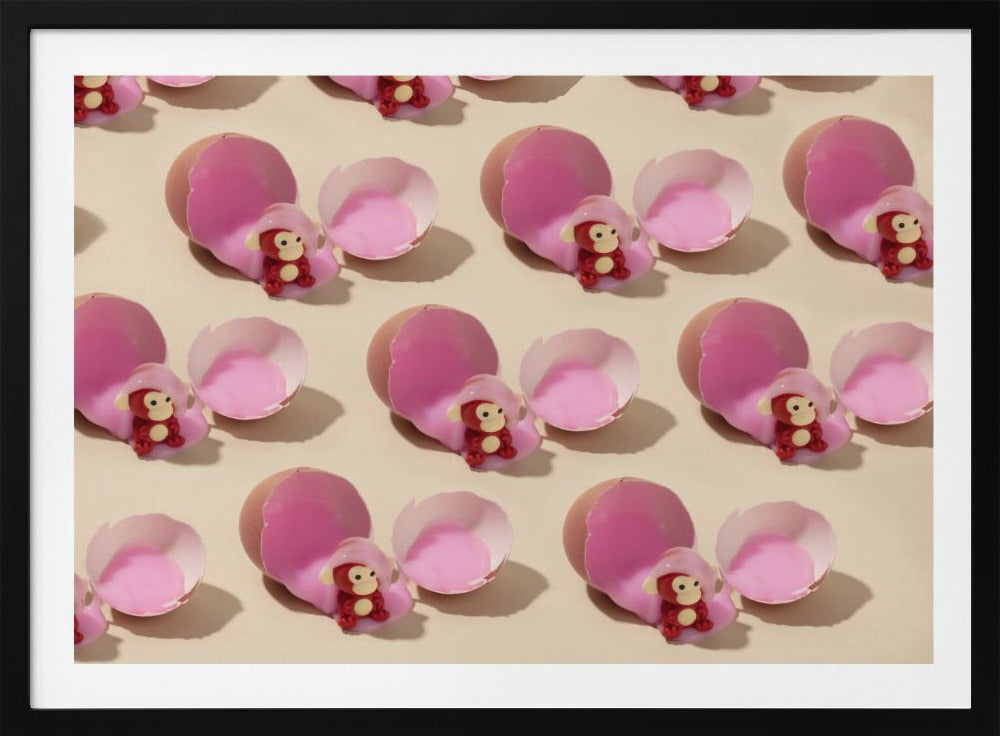 monkey hatching | Poster