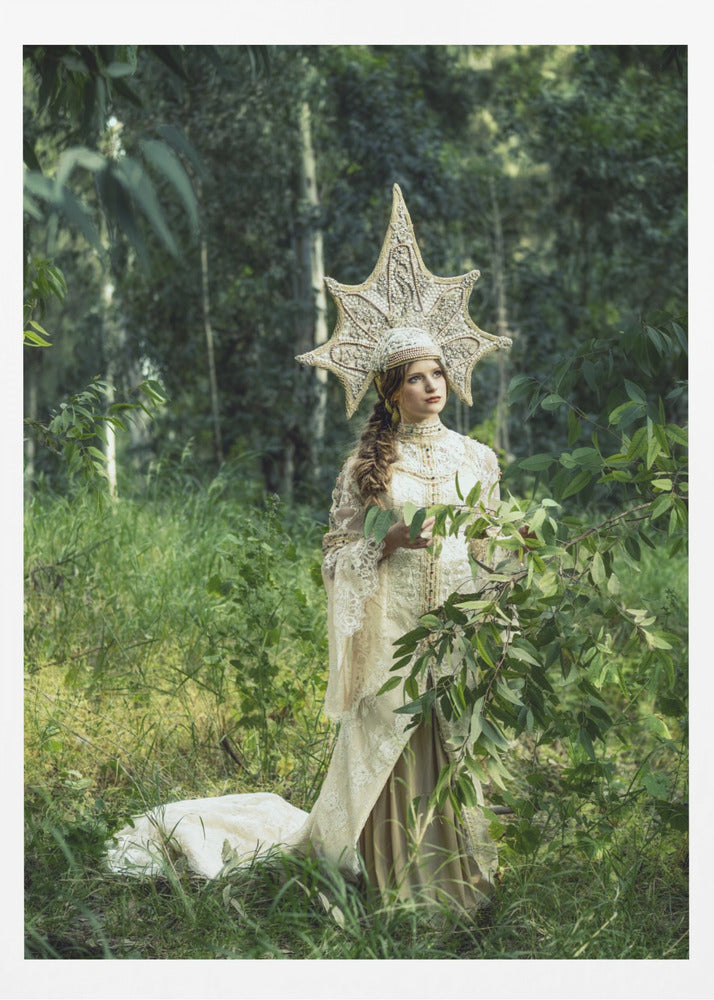 Ung dam i skogen | Poster