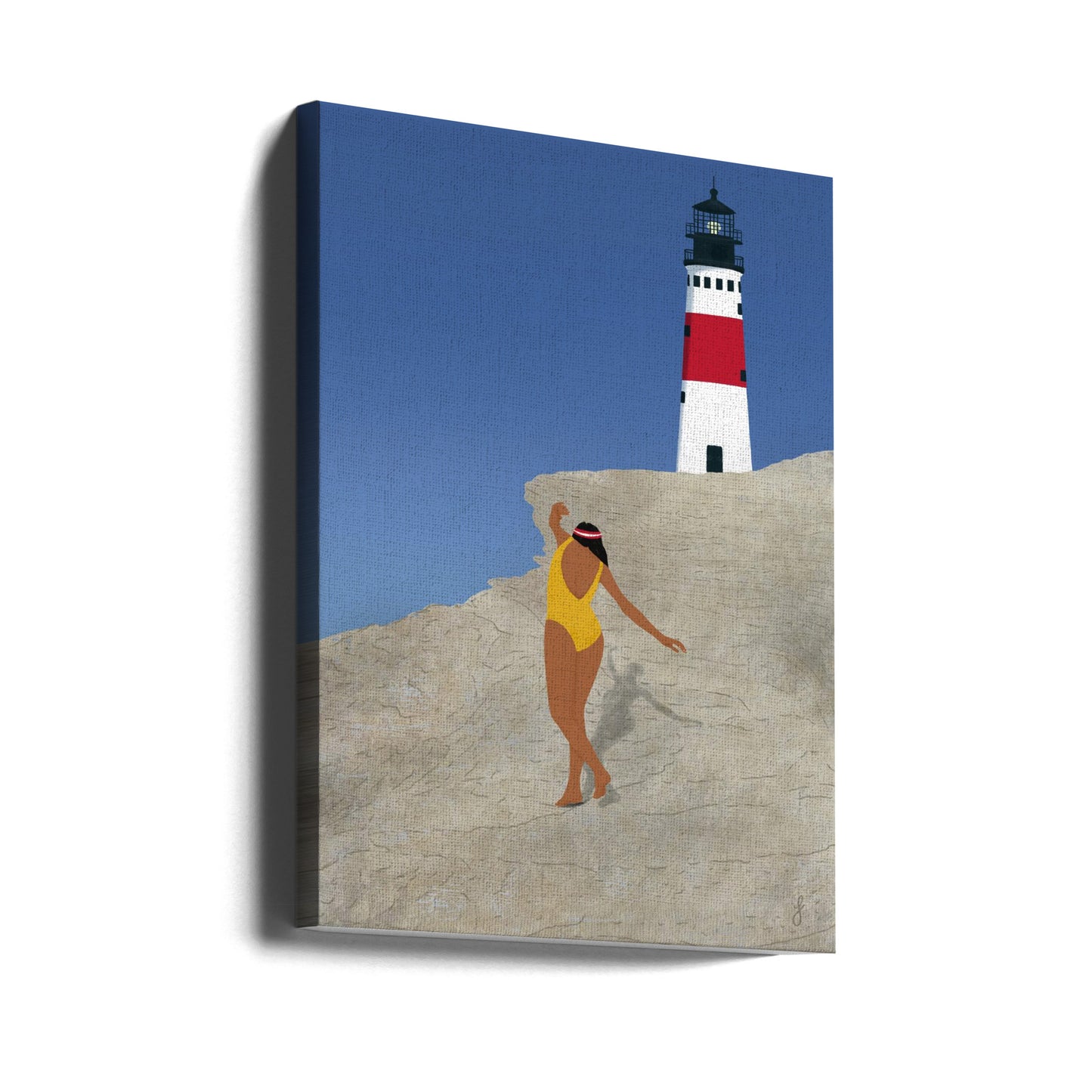 La mia spiaggia | Stampe su Tela