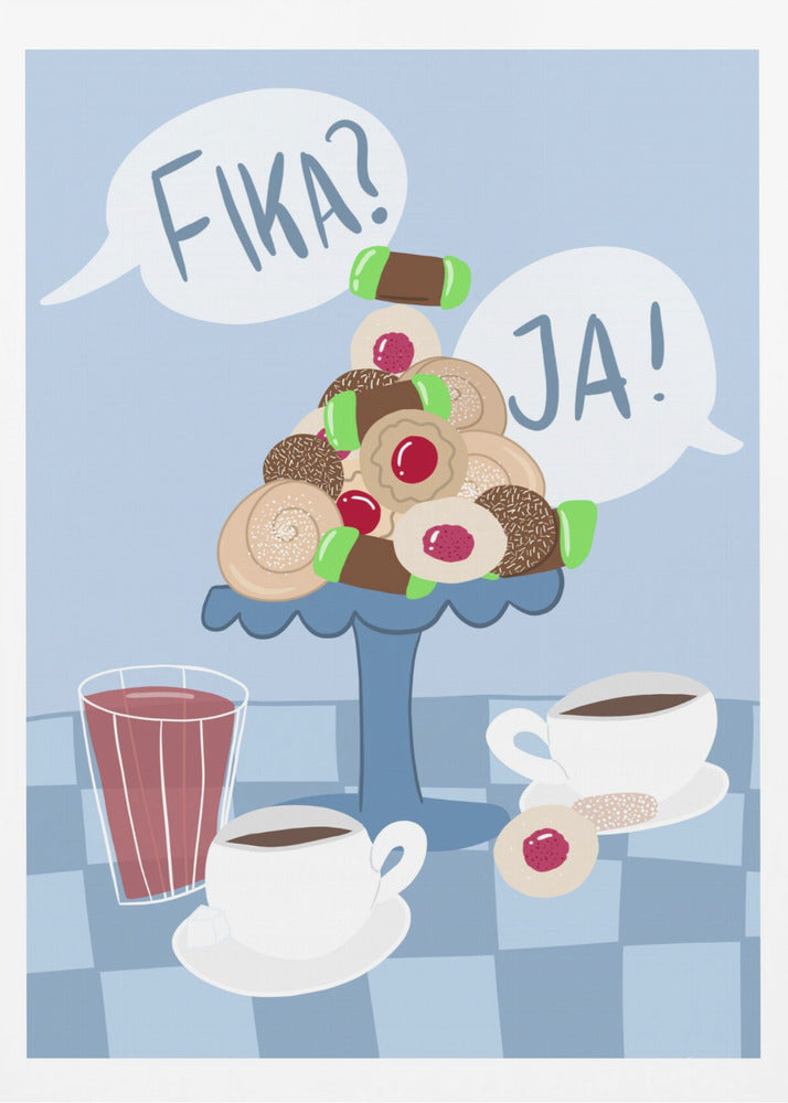Svensk Fika Njutning | Poster