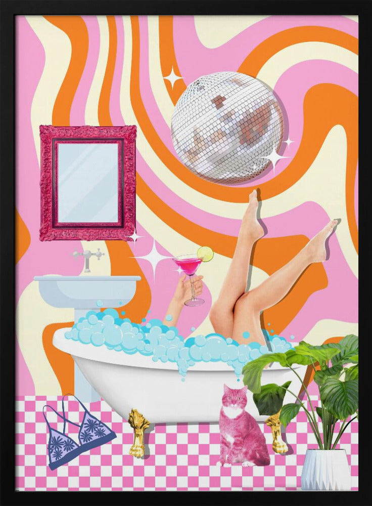 Groovy Badkarslycka | Poster