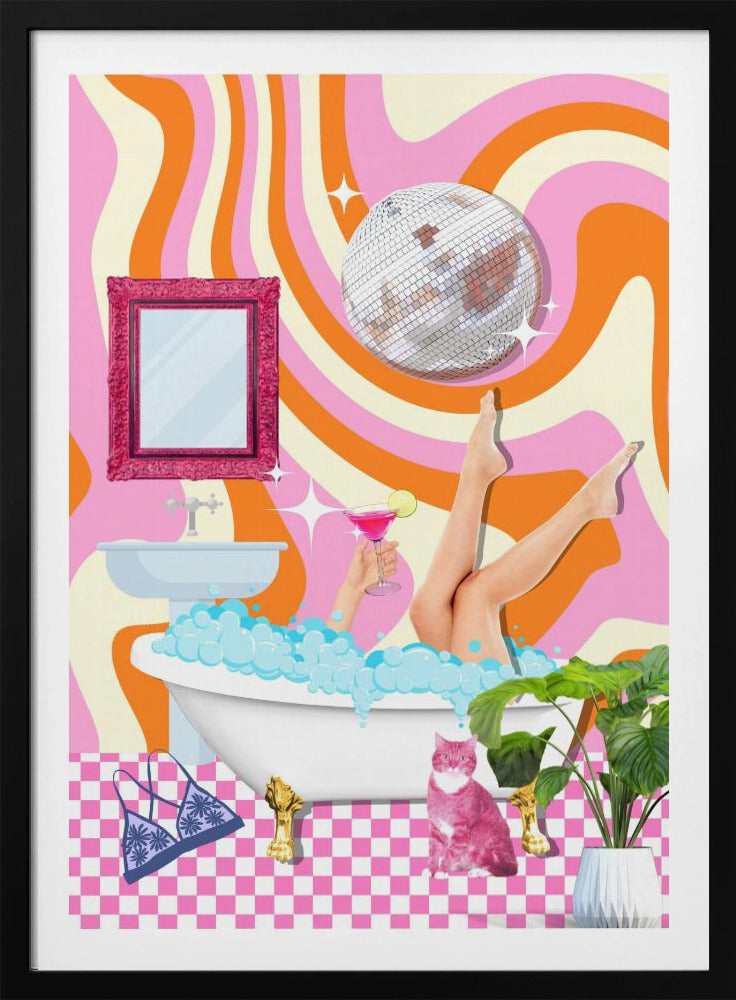 Groovy Badkarslycka | Poster