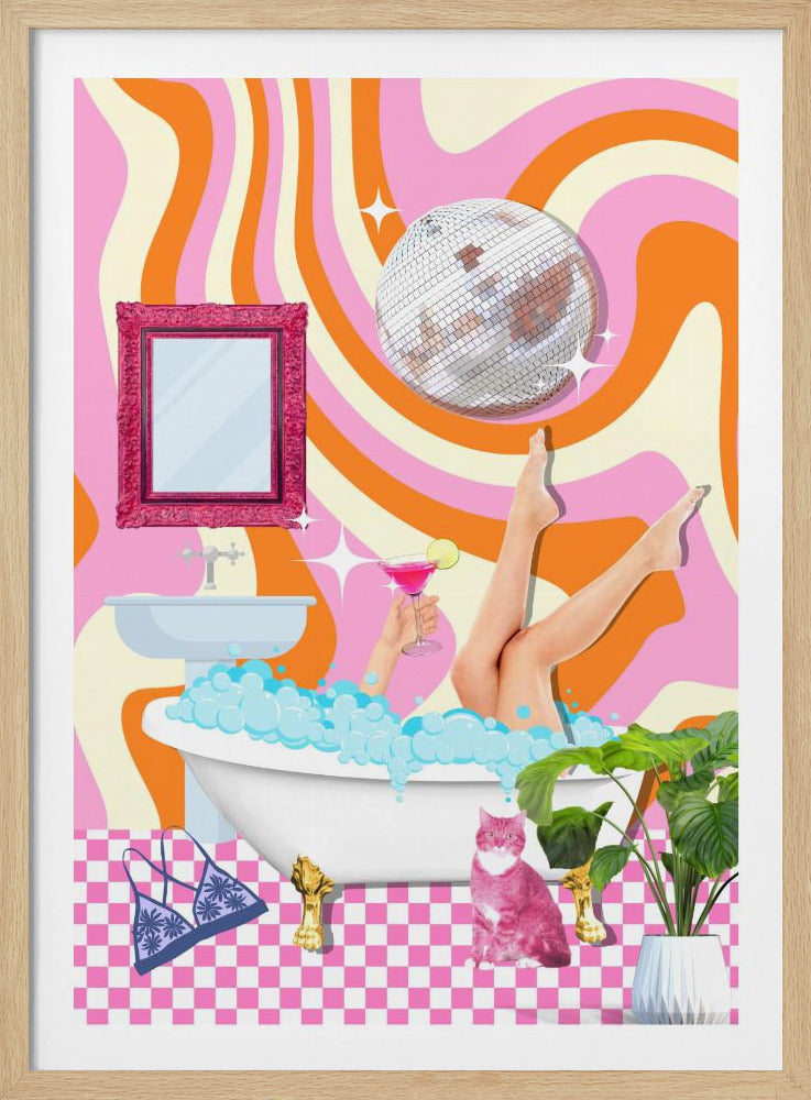 Groovy Badkarslycka | Poster