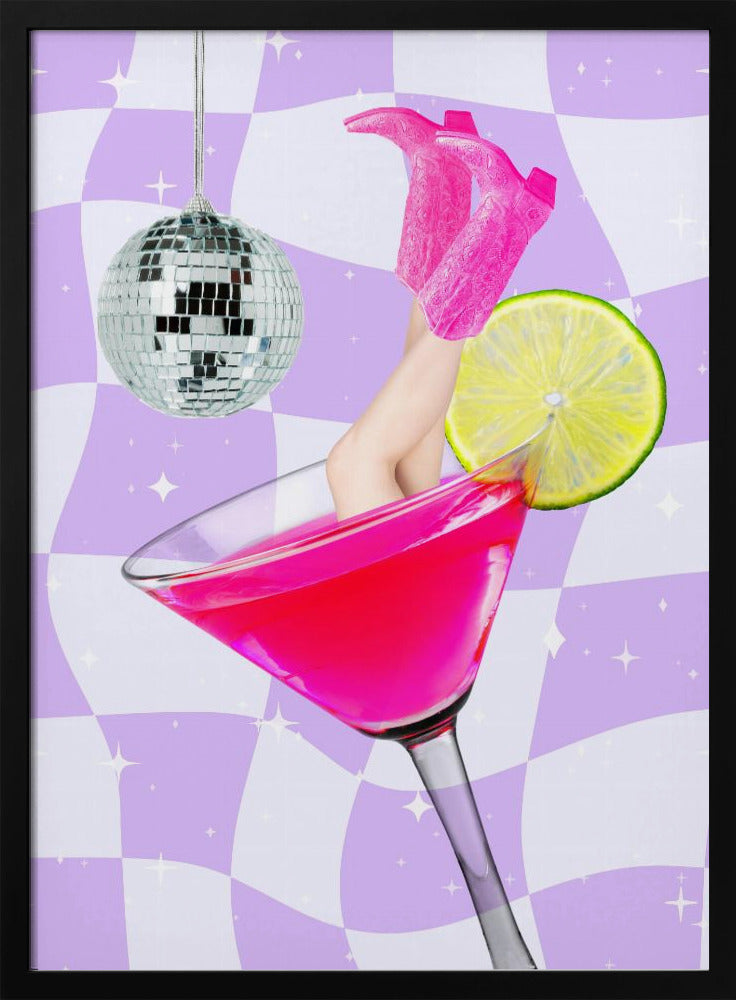 Disco Drink Delight | Poster