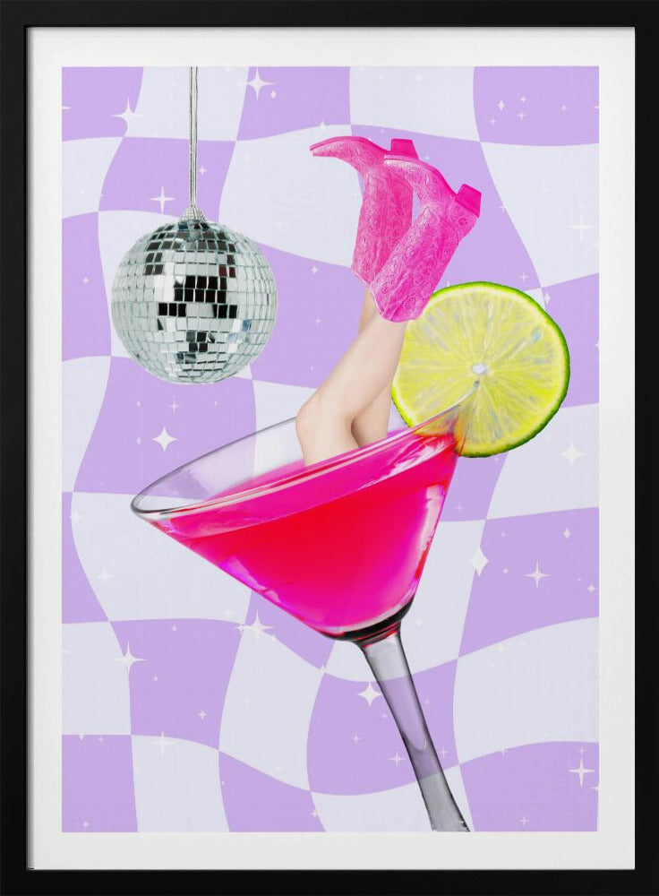 Disco Drink Delight | Poster