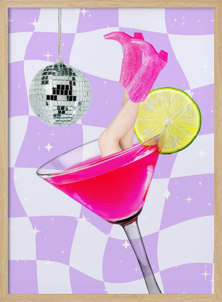 Disco Drink Delight | Poster