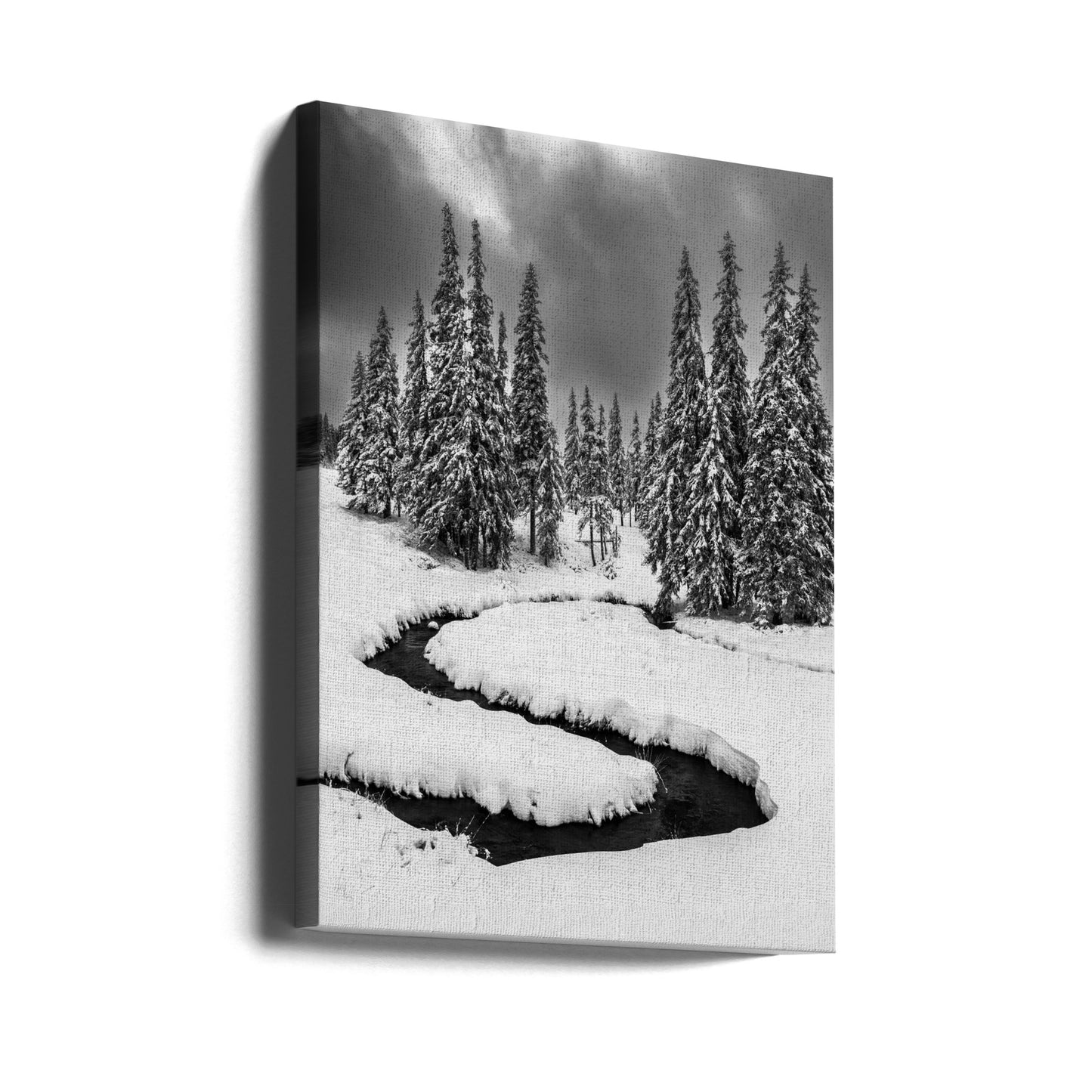 Första snön | Canvasduk