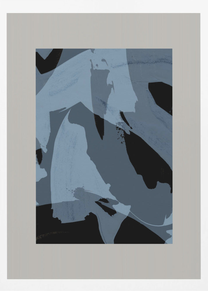 Abstrakta penseldrag 60 år | Poster