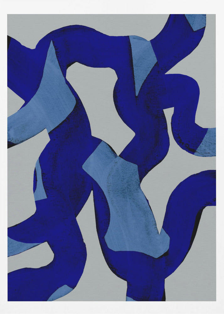 Abstrakta penseldrag 65X | Poster