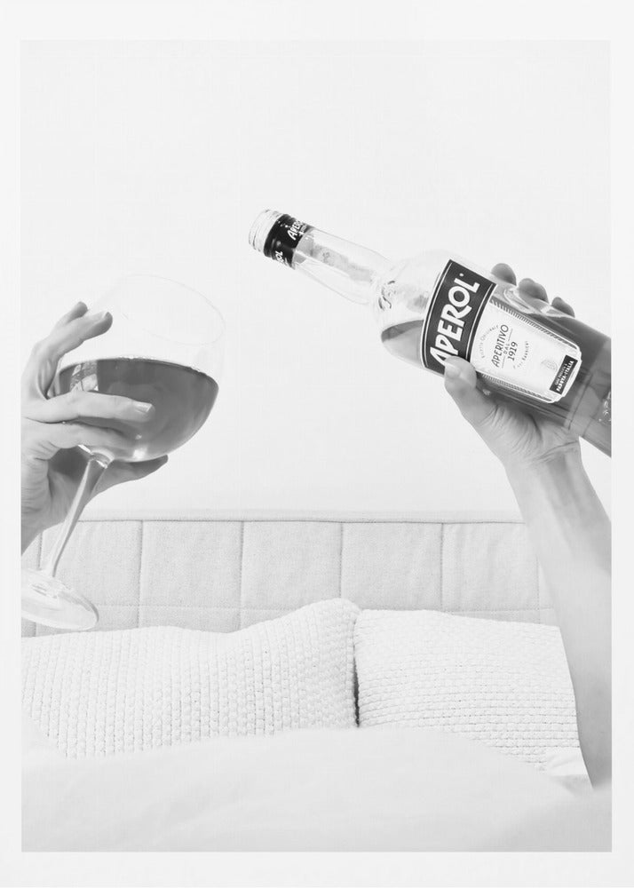 Aperol In Bed Close | Poster