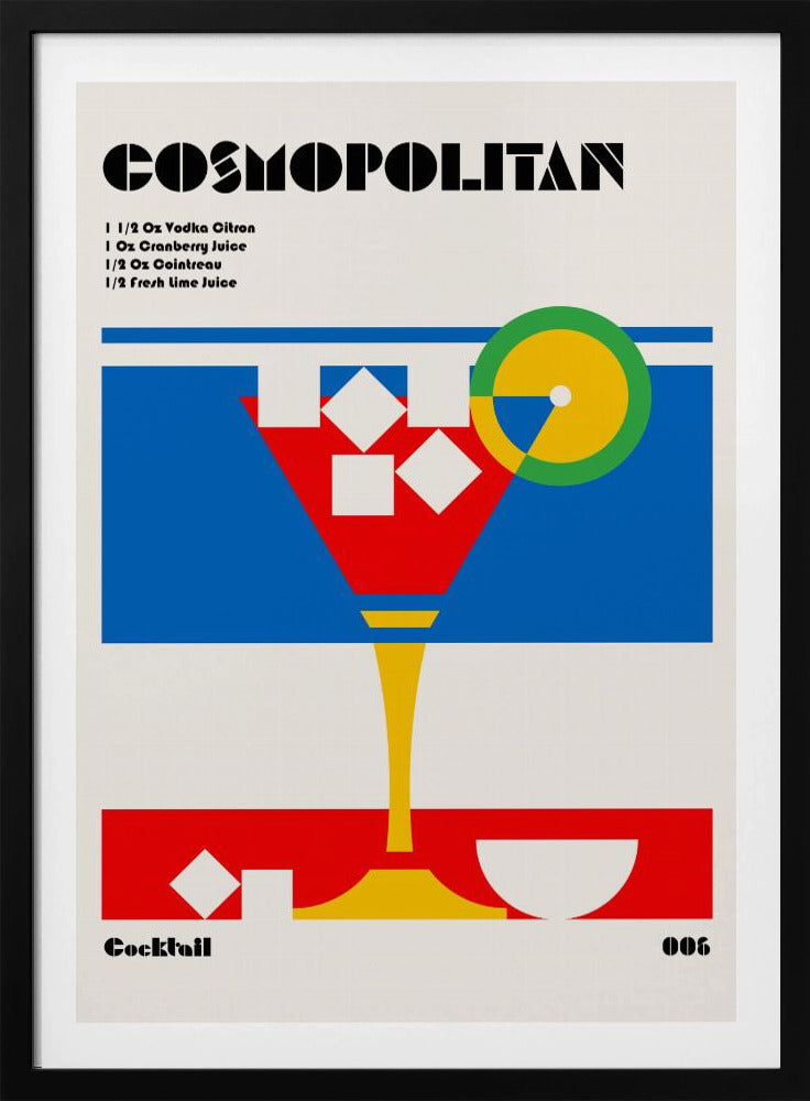 Kosmopolitisk Bauhaus-cocktail | Poster