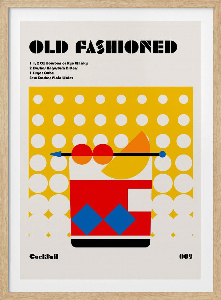 Altmodischer Bauhaus-Cocktail | Poster