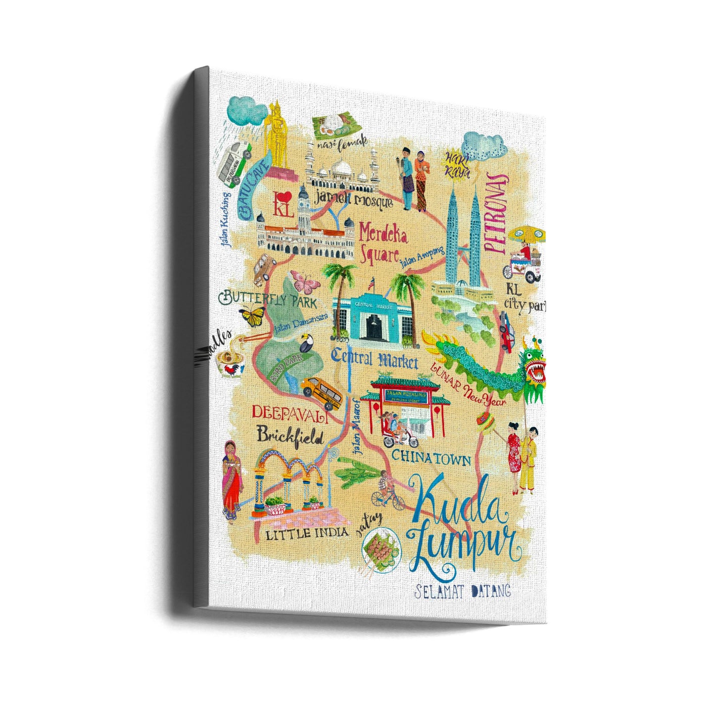Kuala Lumpur | Canvastavla