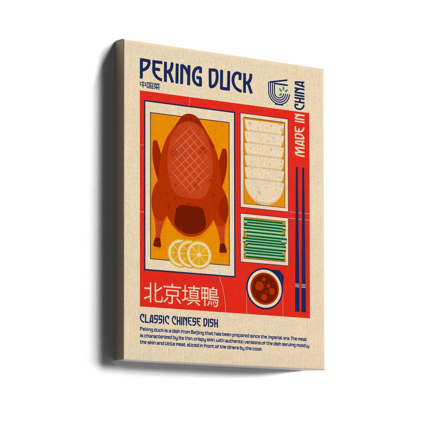 Peking Duck Japanese Food Print | Canvas